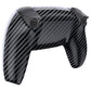 eXtremeRate Replacement Back Housing Bottom Shell for PS5 Controller BDM-010/020/030/040/050/060 - Graphite Carbon Fiber
