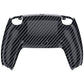 eXtremeRate Replacement Back Housing Bottom Shell for PS5 Controller BDM-010/020/030/040/050/060 - Graphite Carbon Fiber