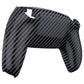 eXtremeRate Replacement Back Housing Bottom Shell for PS5 Controller BDM-010/020/030/040/050/060 - Graphite Carbon Fiber
