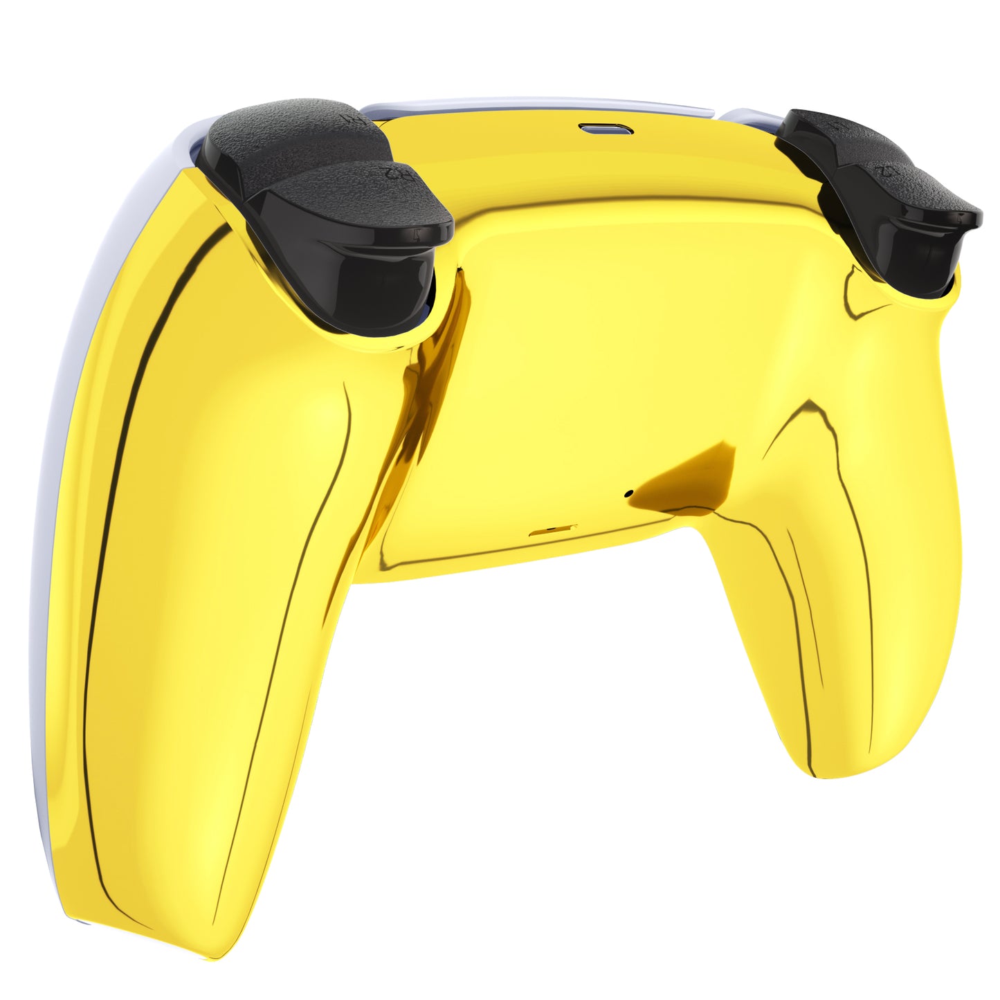 eXtremeRate Replacement Back Housing Bottom Shell for PS5 Controller BDM-010/020/030/040/050/060 - Chrome Gold