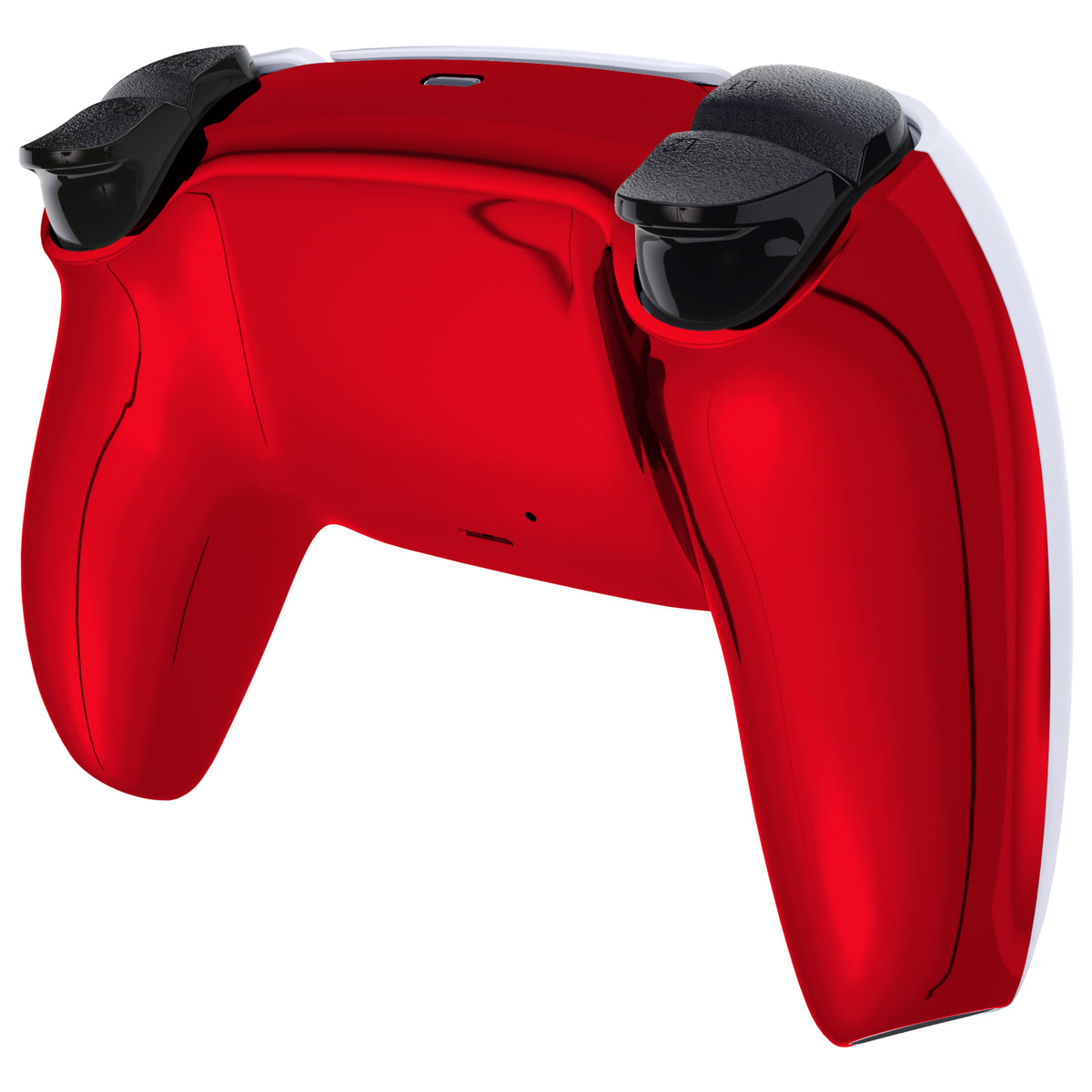 eXtremeRate Replacement Back Housing Bottom Shell for PS5 Controller BDM-010/020/030/040/050/060 - Chrome Red