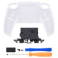 eXtremeRate Replacement Back Housing Bottom Shell for PS5 Controller BDM-010/020/030/040/050/060 - Clear