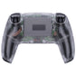 eXtremeRate Replacement Back Housing Bottom Shell for PS5 Controller BDM-010/020/030/040/050/060 - Clear