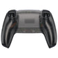 eXtremeRate Replacement Back Housing Bottom Shell for PS5 Controller BDM-010/020/030/040/050/060 - Clear Black