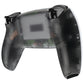eXtremeRate Replacement Back Housing Bottom Shell for PS5 Controller BDM-010/020/030/040/050/060 - Clear Black