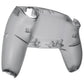 eXtremeRate Replacement Back Housing Bottom Shell for PS5 Controller BDM-010/020/030/040/050/060 - Clear Black
