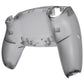 eXtremeRate Replacement Back Housing Bottom Shell for PS5 Controller BDM-010/020/030/040/050/060 - Clear Black