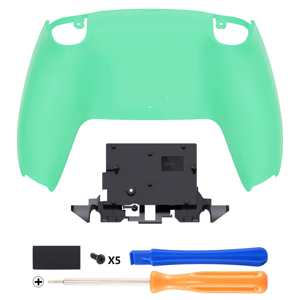 eXtremeRate Replacement Back Housing Bottom Shell for PS5 Controller BDM-010/020/030/040/050/060 - Mint Green