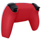 eXtremeRate Replacement Back Housing Bottom Shell for PS5 Controller BDM-010/020/030/040/050/060 - Passion Red