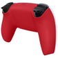 eXtremeRate Replacement Back Housing Bottom Shell for PS5 Controller BDM-010/020/030/040/050/060 - Passion Red