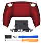 eXtremeRate Replacement Back Housing Bottom Shell for PS5 Controller BDM-010/020/030/040/050/060 - Scarlet Red