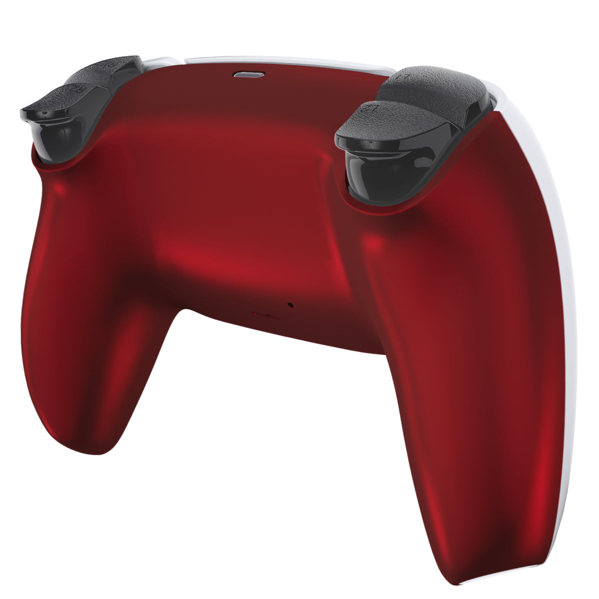 eXtremeRate Replacement Back Housing Bottom Shell for PS5 Controller BDM-010/020/030/040/050/060 - Scarlet Red