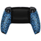 eXtremeRate Replacement Back Housing Bottom Shell for PS5 Controller BDM-010/020/030/040/050/060 - Textured Blue