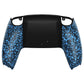 eXtremeRate Replacement Back Housing Bottom Shell for PS5 Controller BDM-010/020/030/040/050/060 - Textured Blue