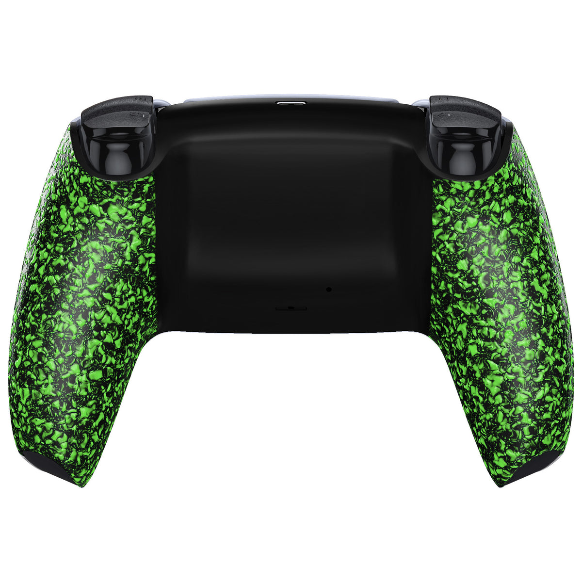 eXtremeRate Replacement Back Housing Bottom Shell for PS5 Controller BDM-010/020/030/040/050/060 - Textured Green