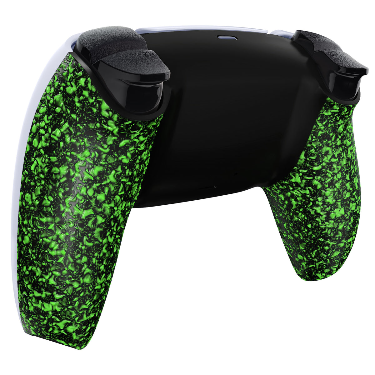 eXtremeRate Replacement Back Housing Bottom Shell for PS5 Controller BDM-010/020/030/040/050/060 - Textured Green