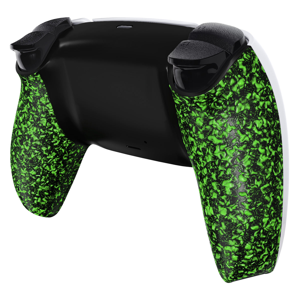 eXtremeRate Replacement Back Housing Bottom Shell for PS5 Controller BDM-010/020/030/040/050/060 - Textured Green