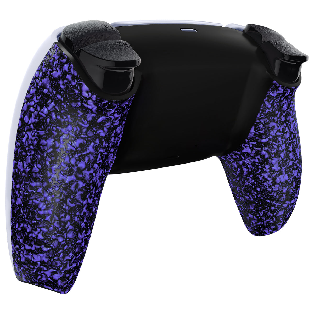 eXtremeRate Replacement Back Housing Bottom Shell for PS5 Controller BDM-010/020/030/040/050/060 - Textured Purple