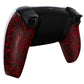 eXtremeRate Replacement Back Housing Bottom Shell for PS5 Controller BDM-010/020/030/040/050/060 - Textured Red