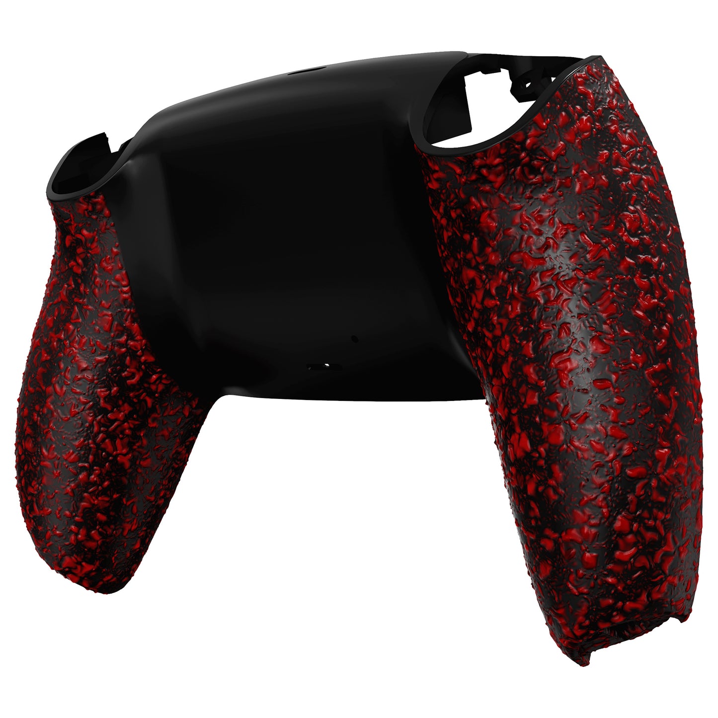 eXtremeRate Replacement Back Housing Bottom Shell for PS5 Controller BDM-010/020/030/040/050/060 - Textured Red
