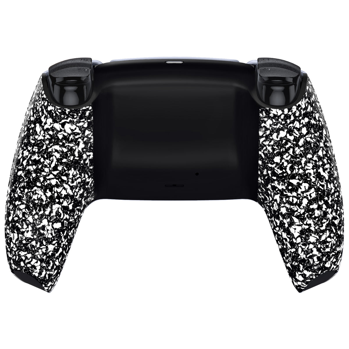 eXtremeRate Replacement Back Housing Bottom Shell for PS5 Controller BDM-010/020/030/040/050/060 - Textured White
