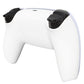 eXtremeRate Replacement Back Housing Bottom Shell for PS5 Controller BDM-010/020/030/040/050/060 - White