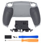 eXtremeRate Performance Grip Replacement Back Housing Bottom Shell for PS5 Controller BDM-010/020/030/040/050/060 - Rubberized New Hope Gray & Classic Gray