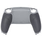 eXtremeRate Performance Grip Replacement Back Housing Bottom Shell for PS5 Controller BDM-010/020/030/040/050/060 - Rubberized New Hope Gray & Classic Gray