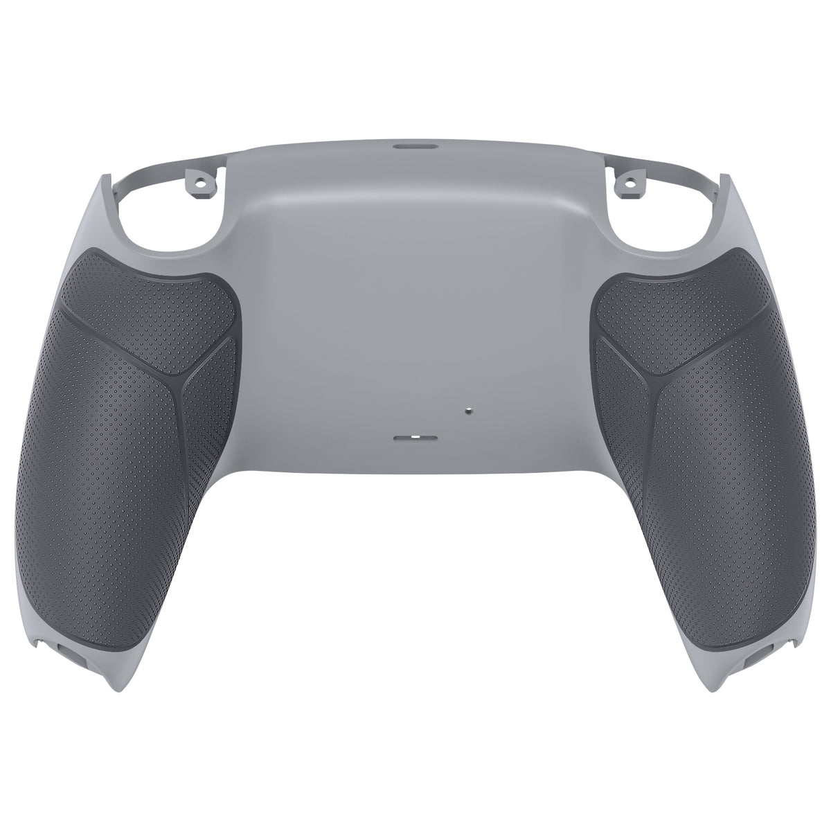 eXtremeRate Performance Grip Replacement Back Housing Bottom Shell for PS5 Controller BDM-010/020/030/040/050/060 - Rubberized New Hope Gray & Classic Gray