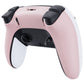 eXtremeRate Replacement Back Housing Bottom Shell Compatible with PS5 Edge Controller - Cherry Blossoms Pink