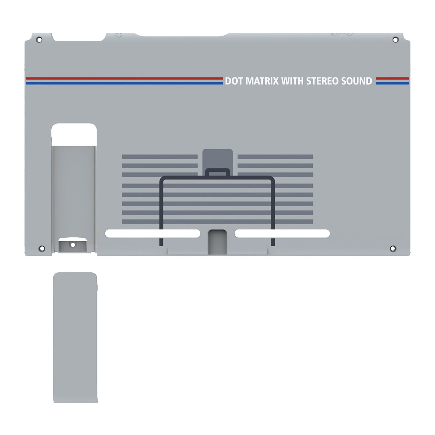 Back Plate with Kickstand for NS Switch Console