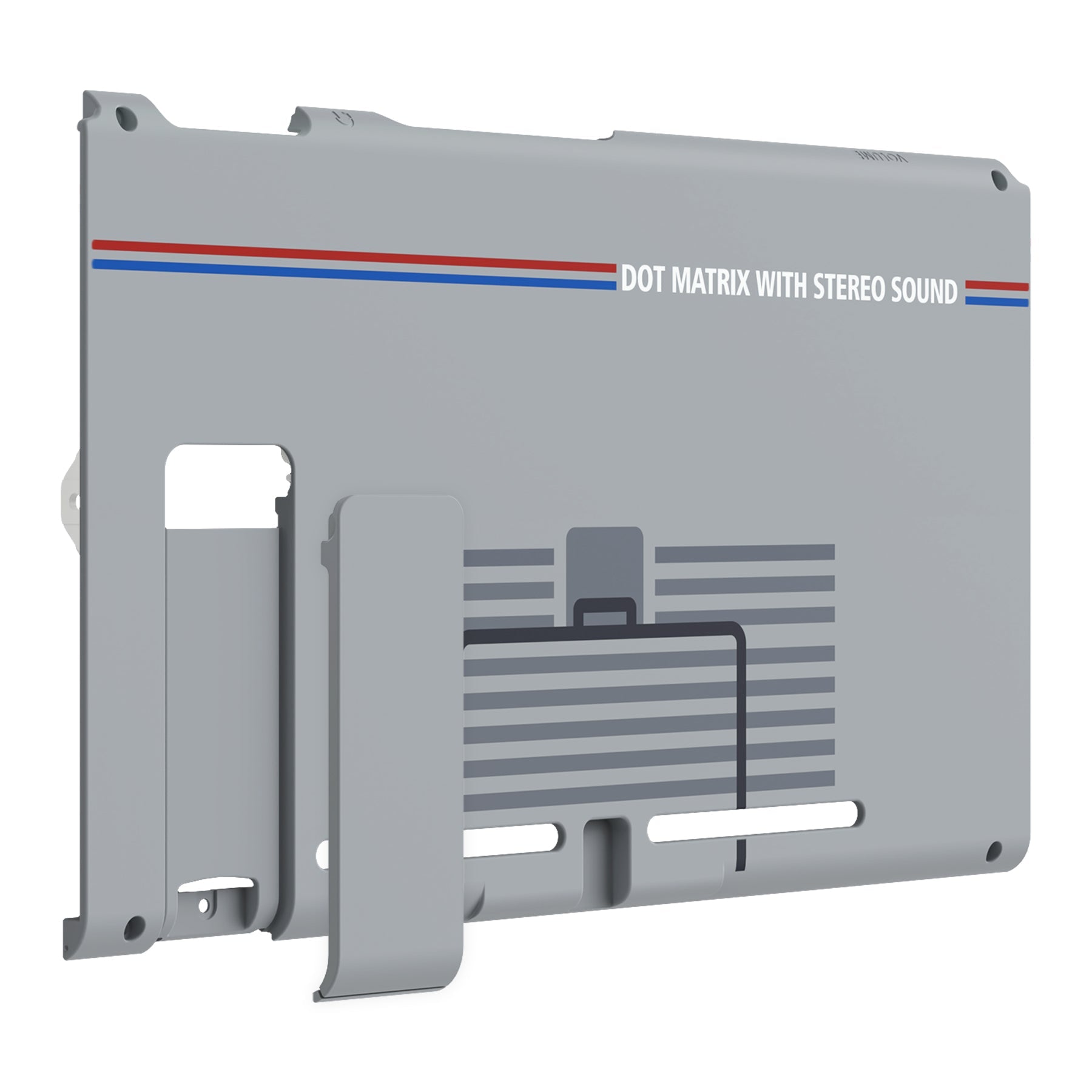 eXtremeRate Replacement Back Plate with Kickstand for Nintendo Switch Console - Classic 1989 GB DMG-01 eXtremeRate