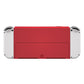eXtremeRate Replacement Back Plate with Metal Kickstand for Nintendo Switch OLED - Scarlet Red