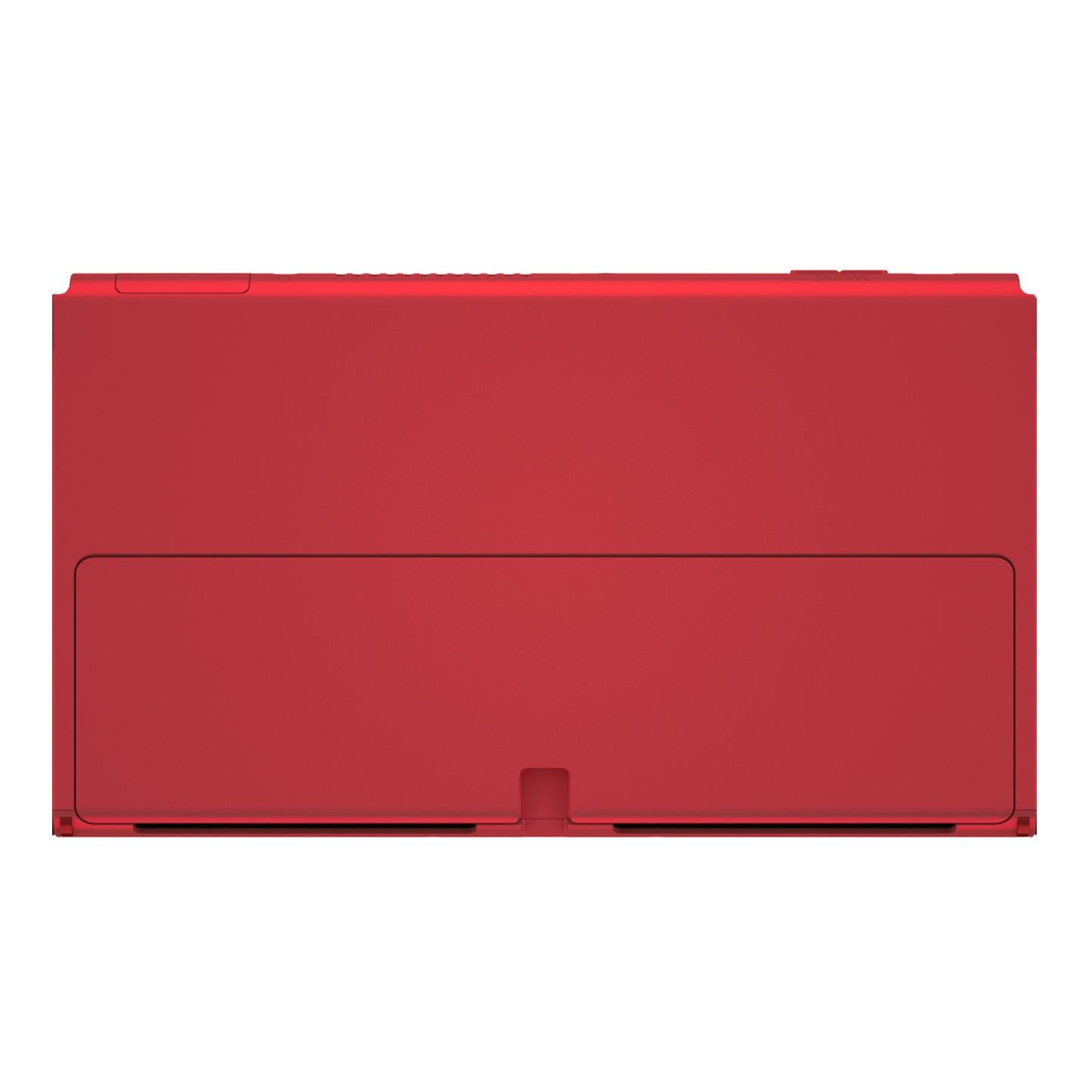 eXtremeRate Replacement Back Plate with Metal Kickstand for Nintendo Switch OLED - Scarlet Red