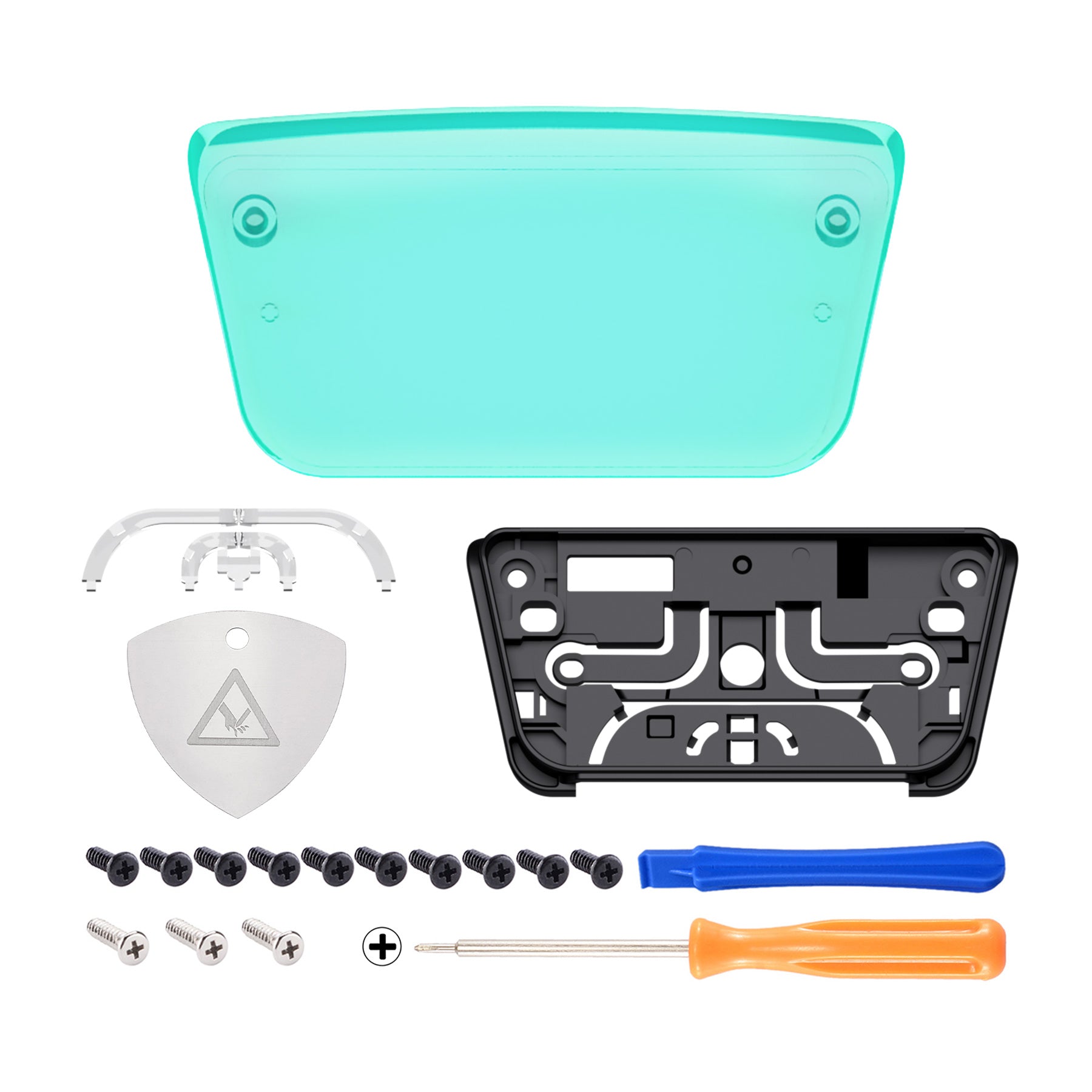 eXtremeRate Replacement Custom Touchpad Cover Compatible with PS5 Controller BDM-010/020/030/040/050 - Emerald Green eXtremeRate