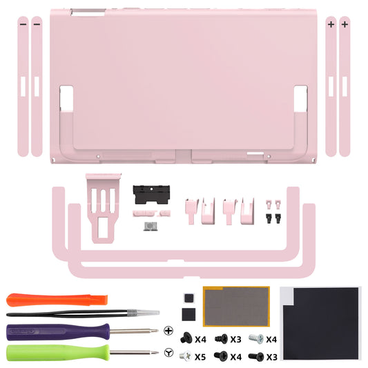 eXtremeRate Replacement DIY Rear Back Plate for Nintendo Switch 2 Handheld Console  (Without Kickstand) - Cherry Blossoms Pink