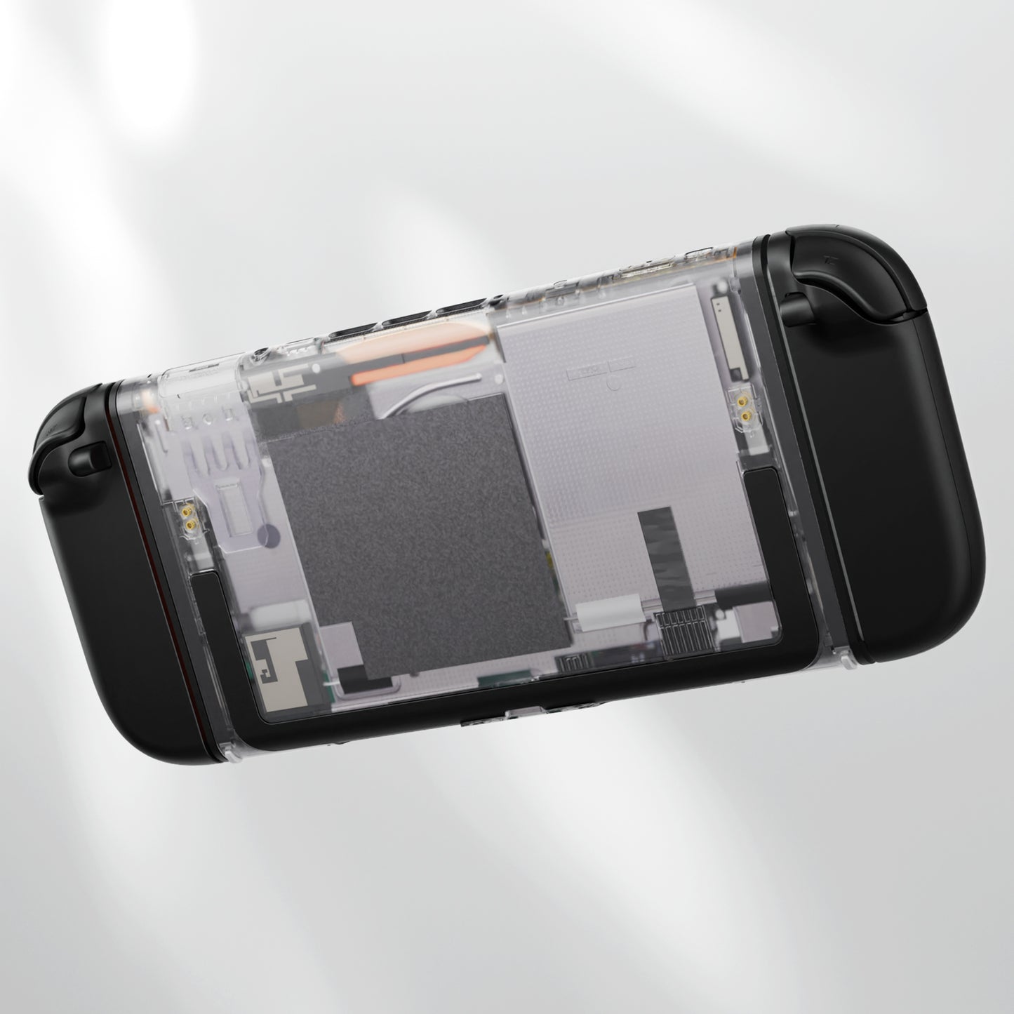 eXtremeRate Replacement DIY Rear Back Plate for Nintendo Switch 2 Handheld Console  (Without Kickstand) - Clear