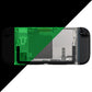 eXtremeRate Replacement DIY Rear Back Plate for Nintendo Switch 2 Handheld Console  (Without Kickstand) - Glow in Dark - Green