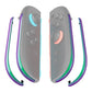 eXtremeRate Replacement Decorative Strips for Joycon 2 of Nintendo Switch 2 - Chameleon Green Purple eXtremeRate