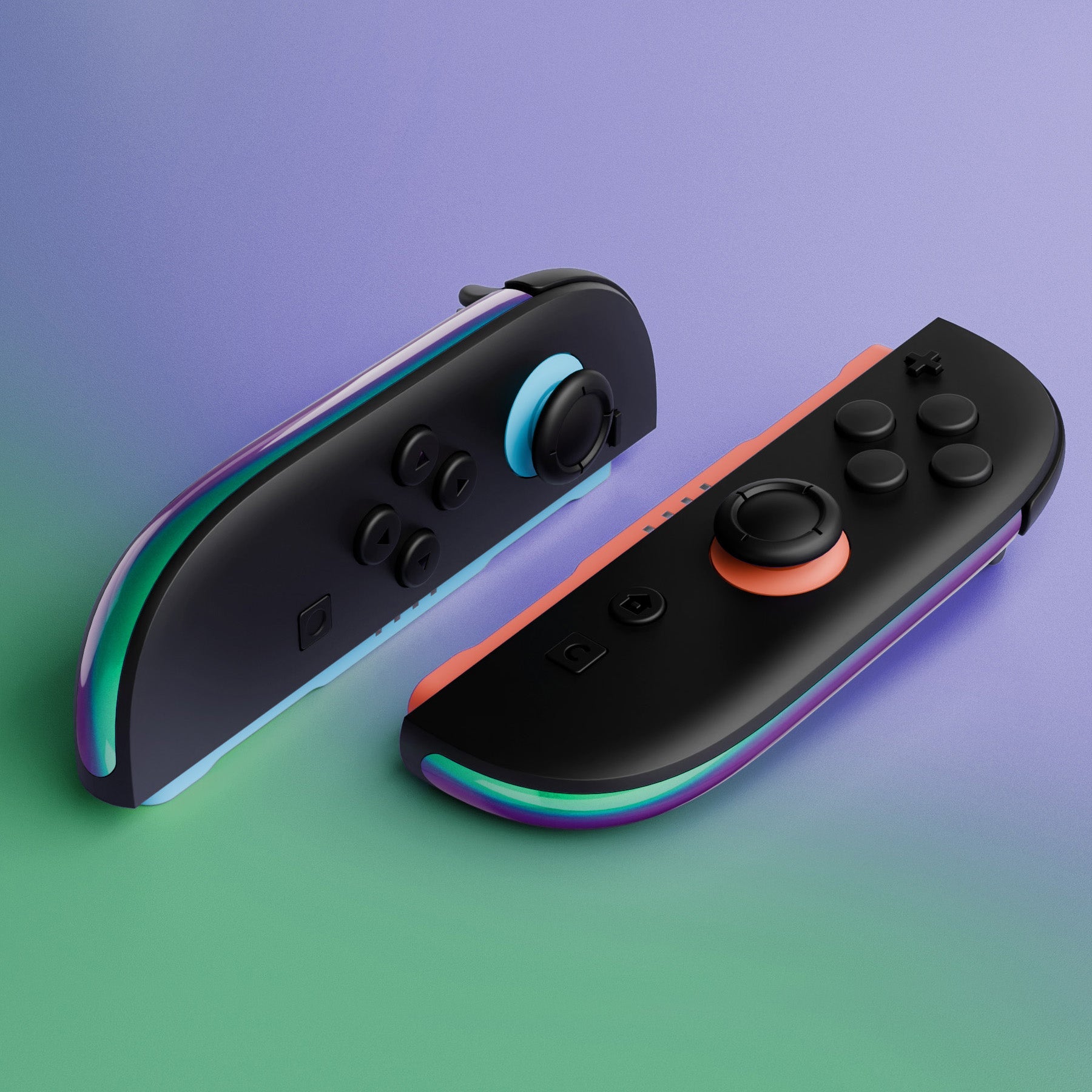 eXtremeRate Replacement Decorative Strips for Joycon 2 of Nintendo