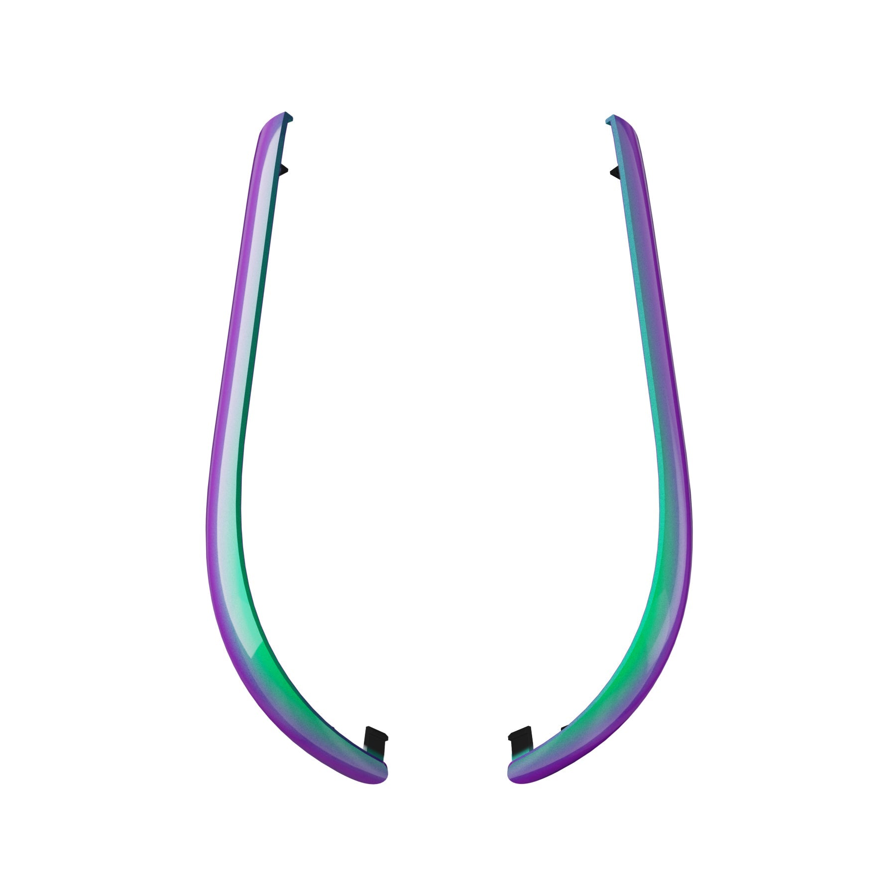 eXtremeRate Replacement Decorative Strips for Joycon 2 of Nintendo Switch 2 - Chameleon Green Purple eXtremeRate