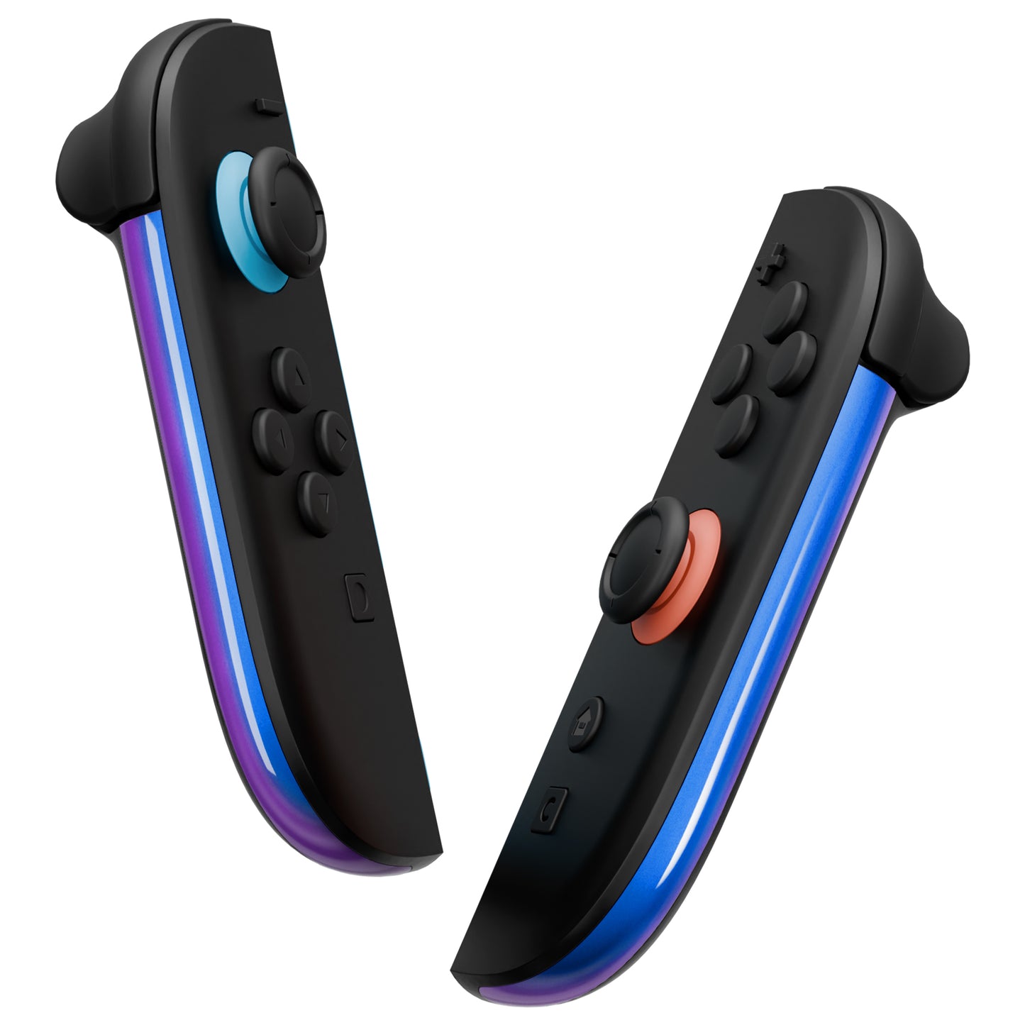 eXtremeRate Replacement Decorative Strips for Joycon 2 of Nintendo Switch 2 - Chameleon Purple Blue