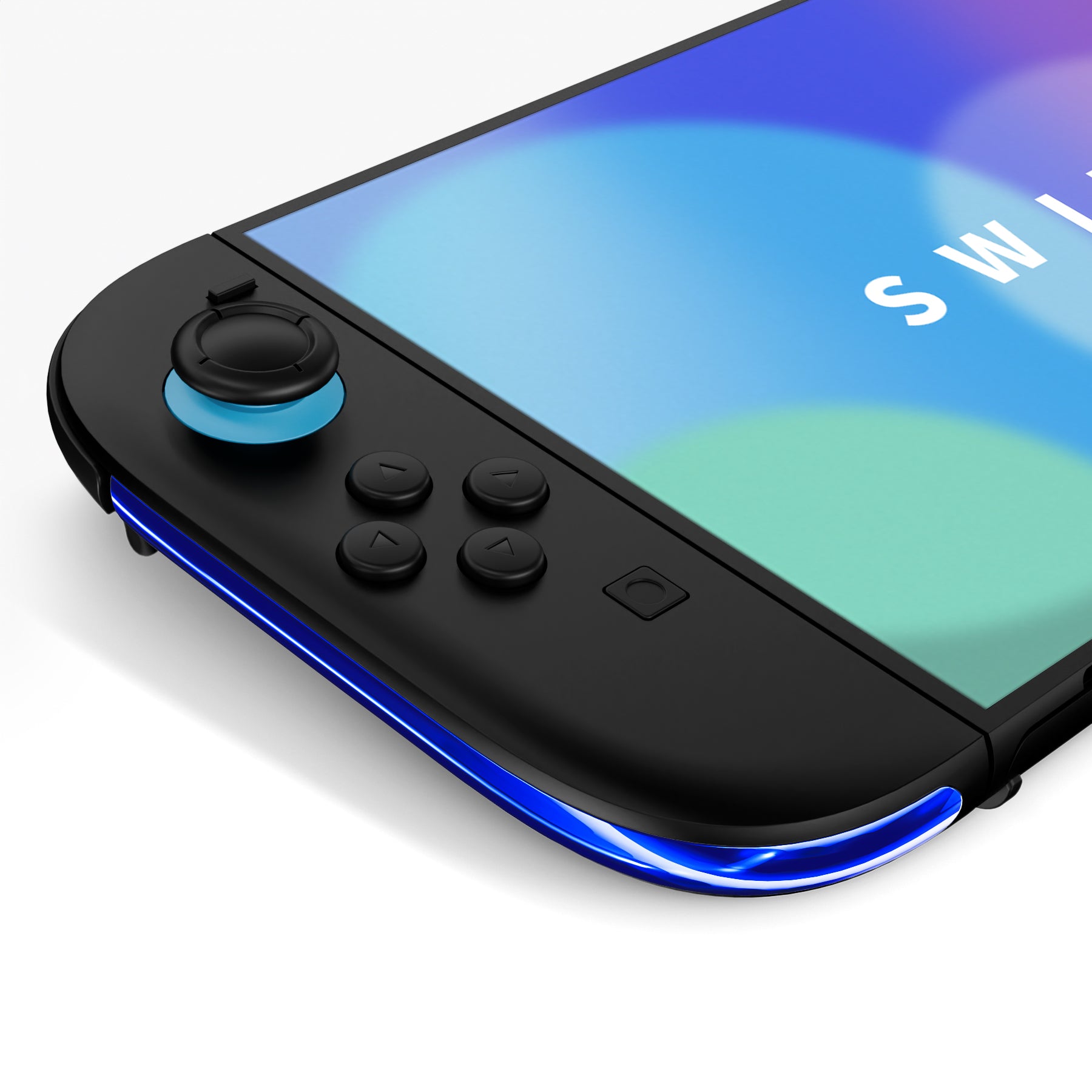 Nintendo Switch 本体 青/黒 スティック eXtremeRate Replacement Decorative Strips for Joycon 2 of Nintendo