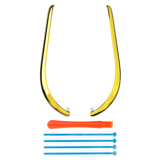 eXtremeRate Replacement Decorative Strips for Joycon 2 of Nintendo Switch 2 - Chrome Gold