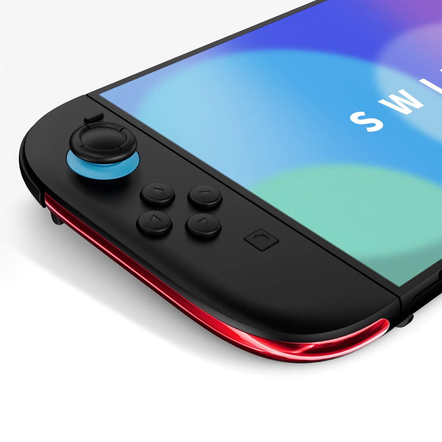 eXtremeRate Replacement Decorative Strips for Joycon 2 of Nintendo Switch 2 - Chrome Red