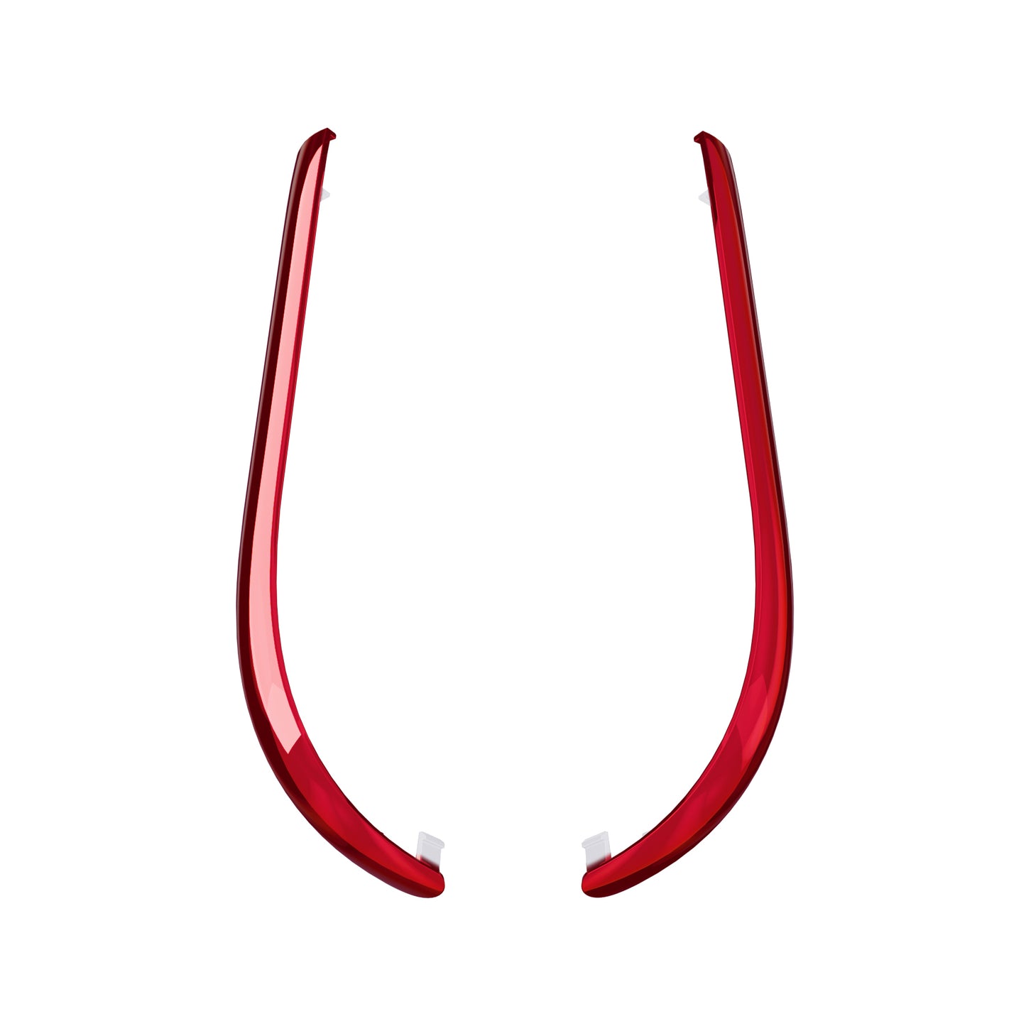 eXtremeRate Replacement Decorative Strips for Joycon 2 of Nintendo Switch 2 - Chrome Red