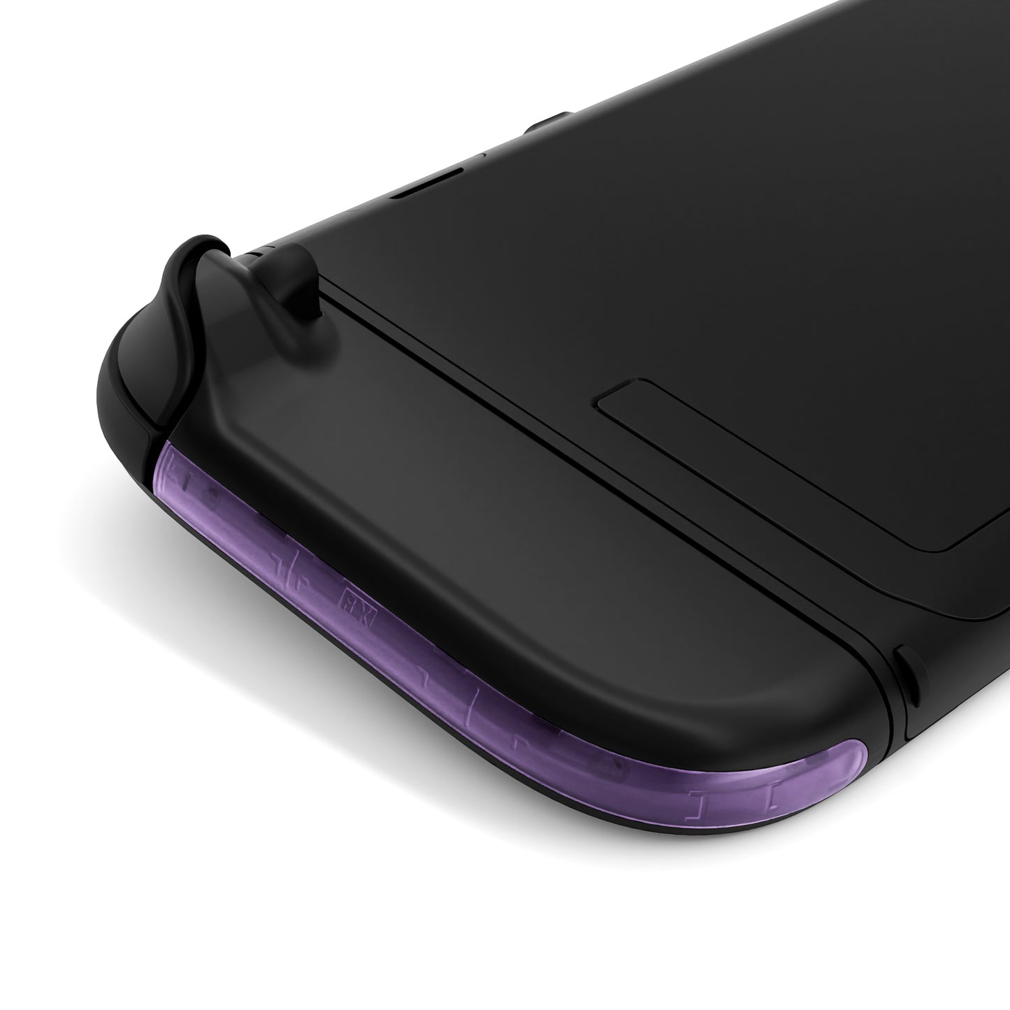 eXtremeRate Replacement Decorative Strips for Joycon 2 of Nintendo Switch 2 - Clear Atomic Purple