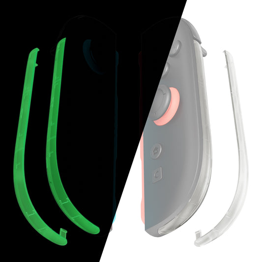 eXtremeRate Replacement Decorative Strips for Joycon 2 of Nintendo Switch 2 - Glow in Dark - Green