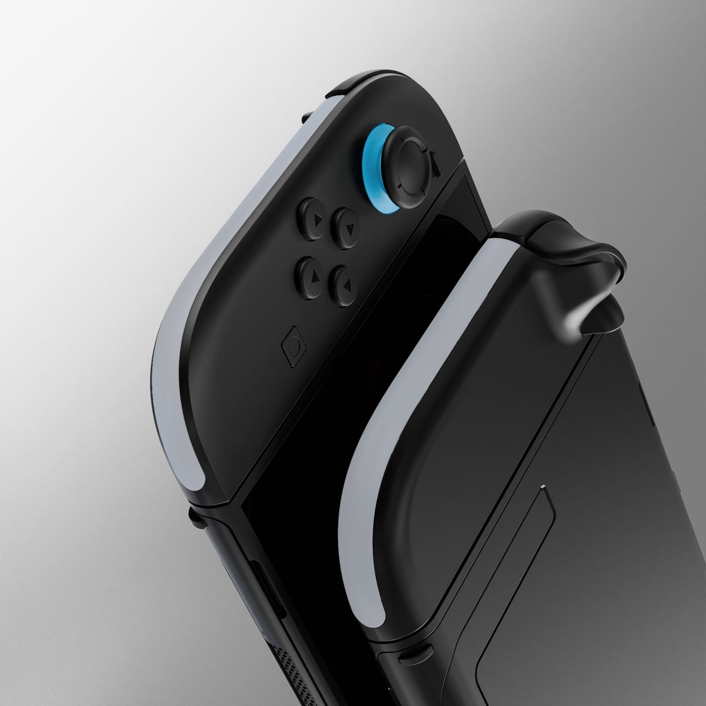 eXtremeRate Replacement Decorative Strips for Joycon 2 of Nintendo Switch 2 - New Hope Gray