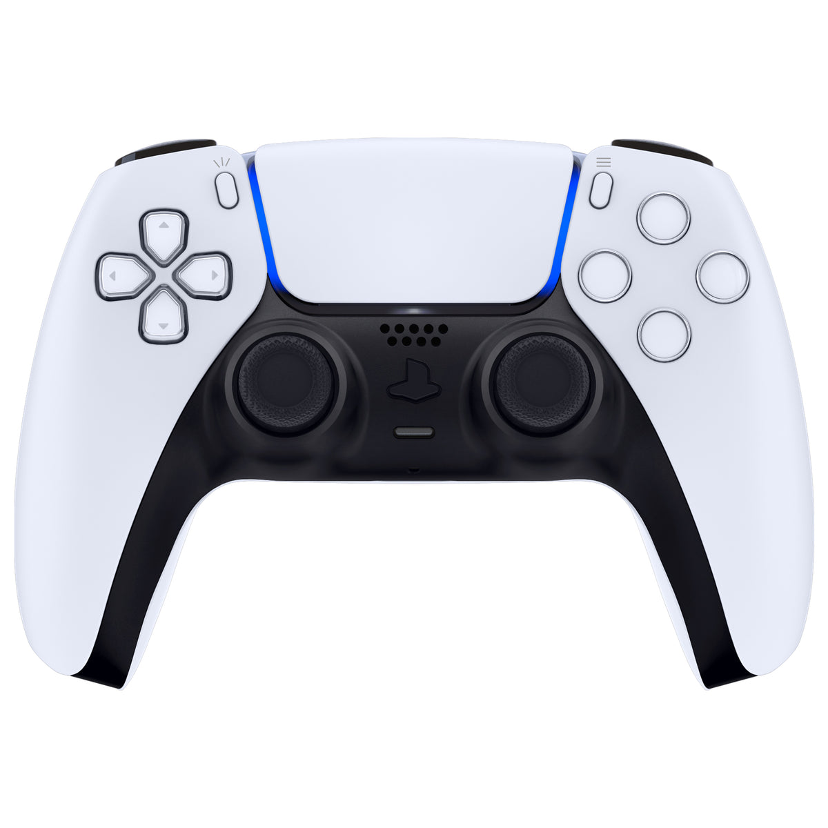 eXtremeRate Replacement Decorative Trim Shell for PS5 Controller BDM-060 - Black